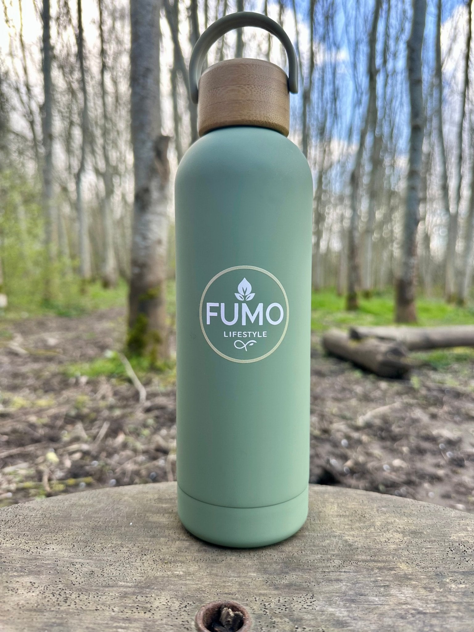 750ml Green Insulated Water Bottle - Fumo Lifestyle