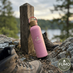 750ml Pink Insulated Water Bottle for Perfect Hydration - Fumo Lifestyle