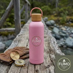 750ml Pink Insulated Water Bottle for Perfect Hydration - Fumo Lifestyle