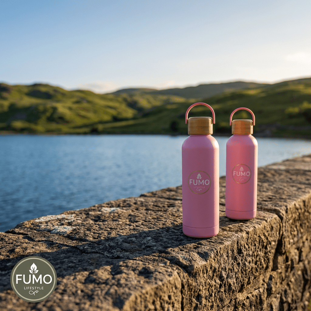 750ml Pink Insulated Water Bottle for Perfect Hydration - Fumo Lifestyle