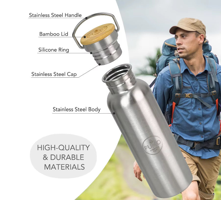 750ml Stainless Steel Water Bottle