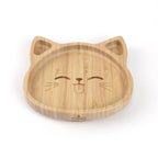 Bamboo Weaning Set, Cat Suction Plate, Bowl, Cup & Cutlery - Fumo Lifestyle