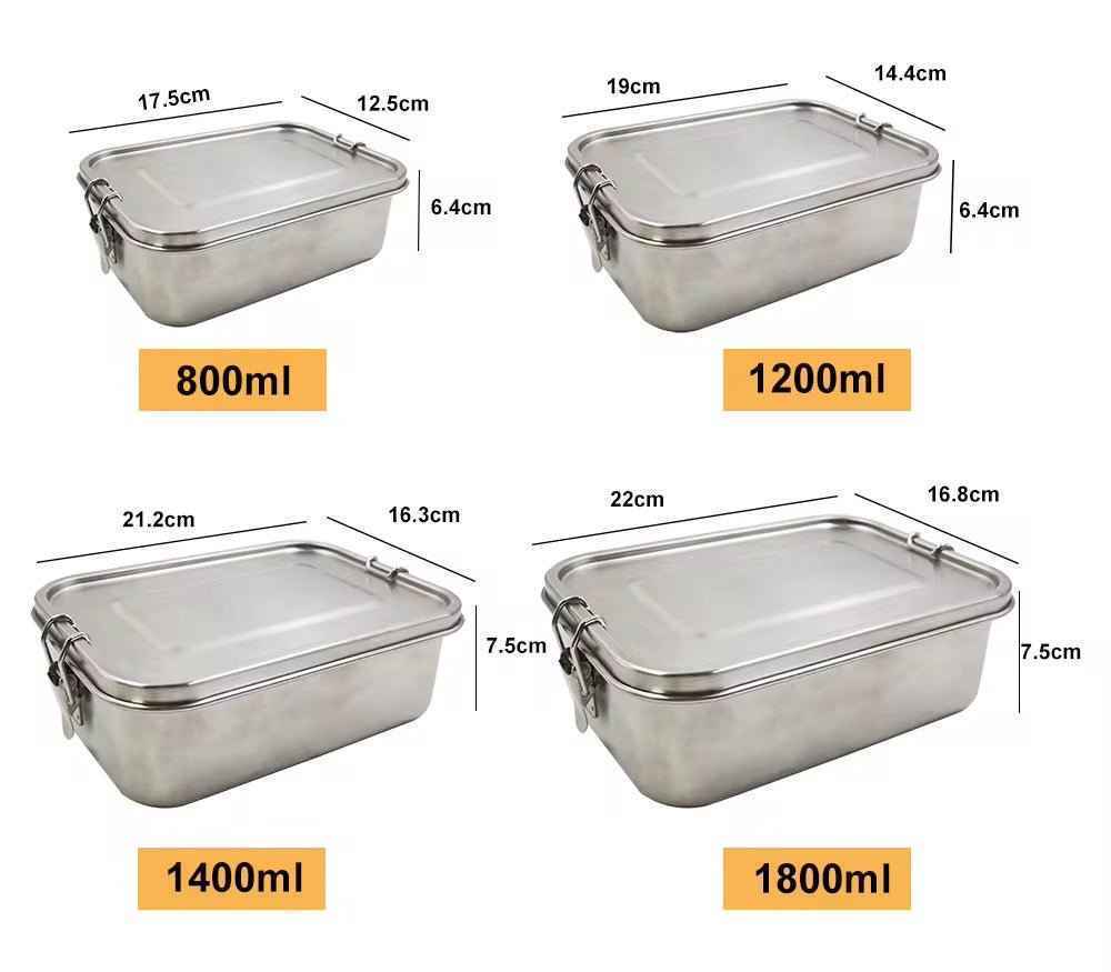 Stainless Steel Meal Prep Container 850ml